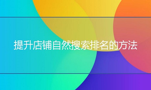 <b>淘宝代运营：提升店铺自然搜索排名的方法</b>